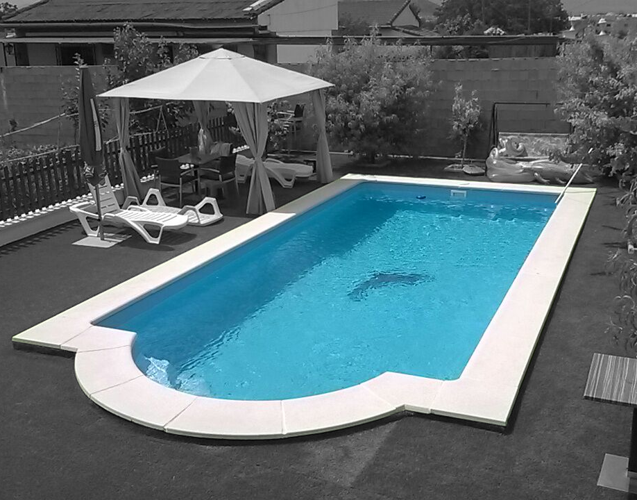 Bordes de piscina prefabricados de hormigón